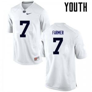 Youth Koa Farmer White Nittany Lions College Football #7 Jersey 236400-364