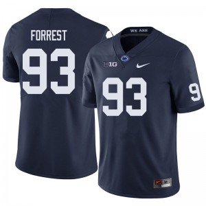 Men Levi Forrest Navy Nittany Lions College Football #93 Jersey 348782-101