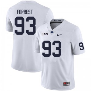 Men Levi Forrest White Nittany Lions College Football #93 Jersey 949559-853
