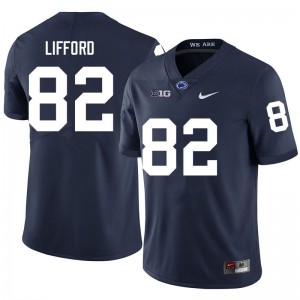 Men Liam Clifford Navy Penn State College Football #82 Jersey 614872-361
