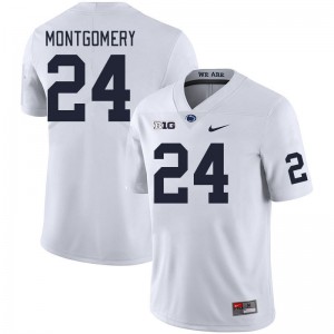 Men London Montgomery White Nittany Lions College Football #24 Jersey 229964-701