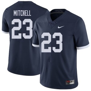 Men Lydell Mitchell Navy PSU College Throwback Football #23 Jersey 831732-303