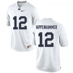 Men Mac Hippenhammer White Penn State Nittany Lions College Football #12 Jersey 305360-562