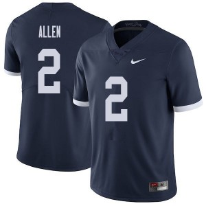 Men Marcus Allen Navy Penn State Nittany Lions College Throwback Football #2 Jersey 960457-388