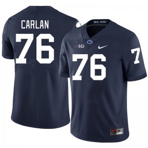 Men Mason Carlan Navy Penn State College Football #76 Jersey 695951-192