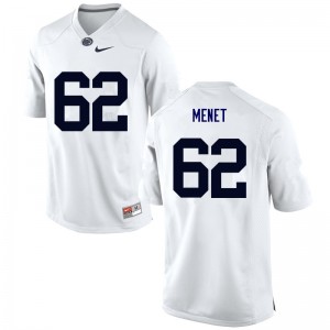 Men Michal Menet White Penn State College Football #62 Jersey 913133-238