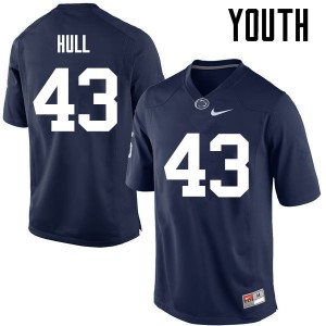 Youth Mike Hull Navy PSU College Football #43 Jersey 237889-818