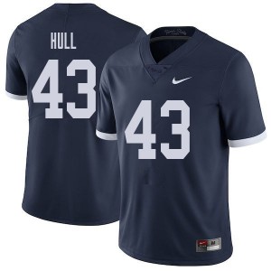 Men Mike Hull Navy PSU College Throwback Football #43 Jersey 754131-372