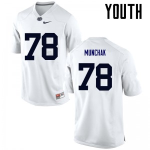 Youth Mike Munchak White Penn State College Football #78 Jersey 257949-393