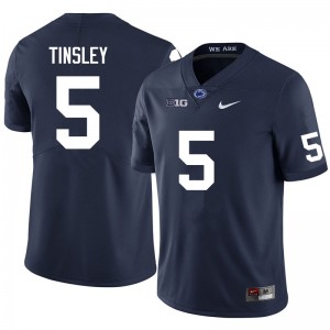 Men Mitchell Tinsley Navy PSU College Football #5 Jersey 195219-844