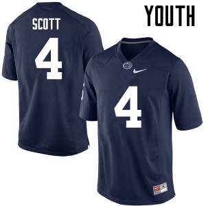 Youth Nick Scott Navy Nittany Lions College Football #4 Jersey 907941-905
