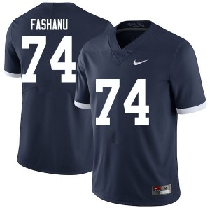 Men Olu Fashanu Retro Penn State College Football #74 Jersey 345791-608