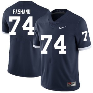 Men Olumuyiwa Fashanu Retro Nittany Lions College Football #74 Jersey 993148-256