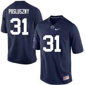 Men Paul Posluszny Navy PSU College Football #31 Jersey 947195-802