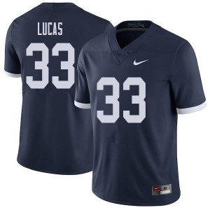 Men Richie Lucas Navy Nittany Lions College Throwback Football #33 Jersey 593580-324