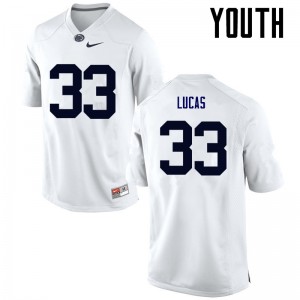 Youth Richie Lucas White PSU College Football #33 Jersey 598311-725