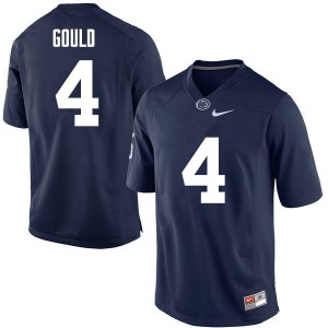 Men Robbie Gould Navy Penn State College Football #4 Jersey 235581-878