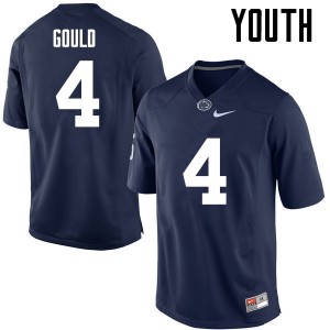 Youth Robbie Gould Navy Penn State Nittany Lions College Football #4 Jersey 931127-194