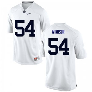 Men Robert Windsor White Penn State College Football #54 Jersey 812093-399