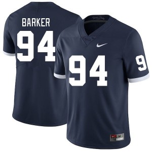 Men Ryan Barker Retro PSU College Football #94 Jersey 955406-115
