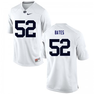 Men Ryan Bates White Penn State College Football #52 Jersey 939262-305