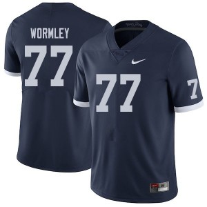 Men Sal Wormley Retro Nittany Lions College Football #77 Jersey 230679-156