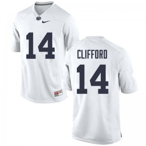 Men Sean Clifford White PSU College Football #14 Jersey 606210-410