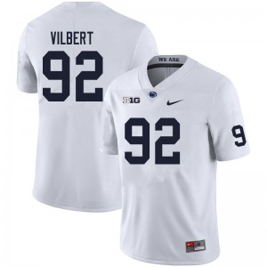 Men Smith Vilbert White Penn State College Football #92 Jersey 866007-763