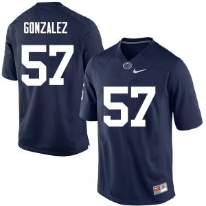 Men Steven Gonzalez Navy PSU College Football #57 Jersey 475299-209