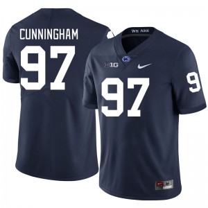 Men T.A. Cunningham Navy Penn State College Football #97 Jersey 563617-932