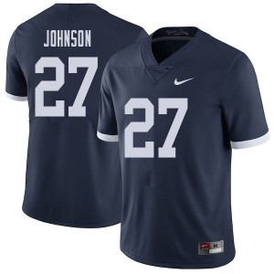 Men T.J. Johnson Navy Penn State Nittany Lions College Throwback Football #27 Jersey 804405-853