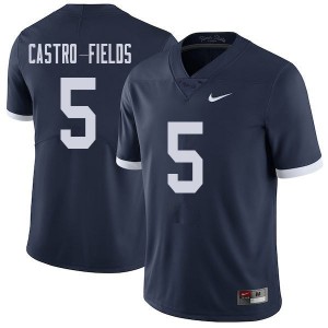 Men Tariq Castro-Fields Navy Penn State College Throwback Football #5 Jersey 722055-455