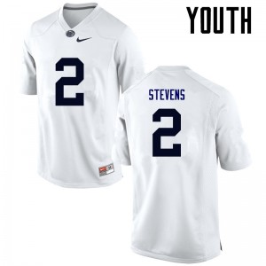 Youth Tommy Stevens White PSU College Football #2 Jersey 914537-284