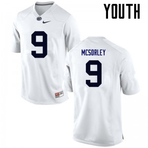 Youth Trace McSorley White Penn State College Football #9 Jersey 996610-327