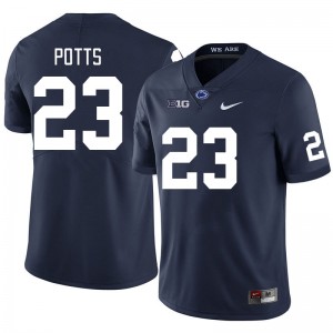 Men Trey Potts Navy Penn State College Football #23 Jersey 583751-771