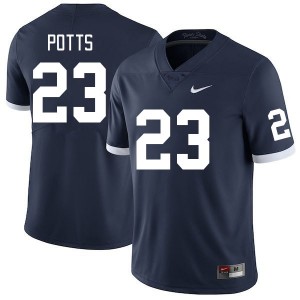 Men Trey Potts Retro PSU College Football #23 Jersey 185384-768
