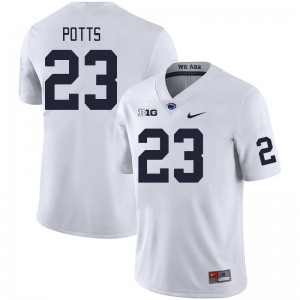Men Trey Potts White Nittany Lions College Football #23 Jersey 734875-341