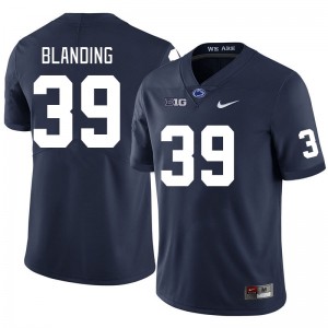 Men Ty Blanding Navy Penn State Nittany Lions College Football #39 Jersey 142536-273