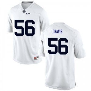 Men Tyrell Chavis White Penn State Nittany Lions College Football #56 Jersey 483469-700