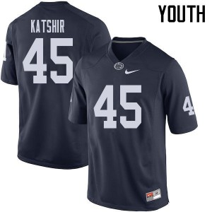 Youth Charlie Katshir Navy PSU College Football #45 Jersey 224032-591