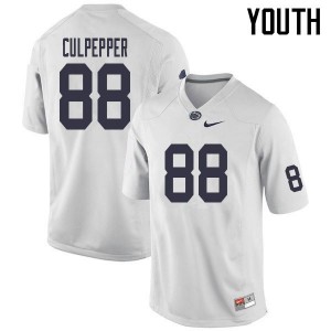 Youth Judge Culpepper White PSU College Football #88 Jersey 664748-827