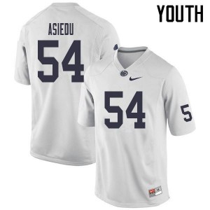 Youth Nana Asiedu White Nittany Lions College Football #54 Jersey 826657-633