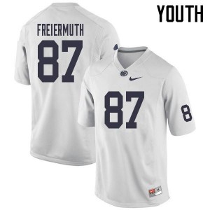 Youth Pat Freiermuth White PSU College Football #87 Jersey 349677-591