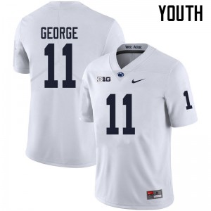 Youth Daniel George White PSU College Football #11 Jersey 914547-880