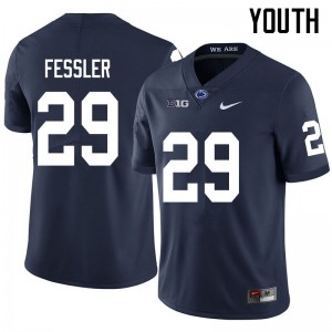 Youth Henry Fessler Navy Nittany Lions College Football #29 Jersey 986300-827