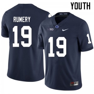 Youth Isaac Rumery Navy Penn State College Football #19 Jersey 430469-276
