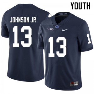 Youth Michael Johnson Jr. Navy Penn State College Football #13 Jersey 443336-401
