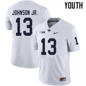 Youth Michael Johnson Jr. White Penn State College Football #13 Jersey 685458-810