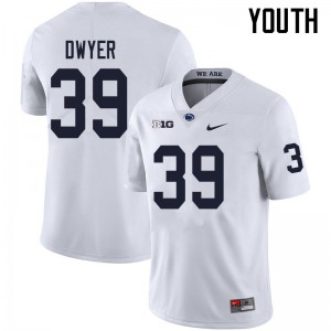 Youth Robbie Dwyer White Nittany Lions College Football #39 Jersey 647937-397