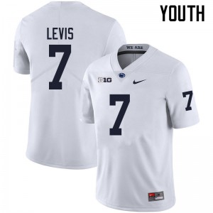 Youth Will Levis White Penn State Nittany Lions College Football #7 Jersey 585675-485